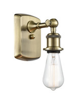Sconces Single Glass by Innovations ( 405 | 516-1W-AB Ballston ) 