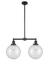 Linear/Island 2 Light Bar by Innovations ( 405 | 209-BK-G202-10-LED Franklin Restoration ) 