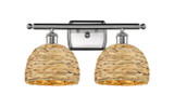 Bathroom Fixtures Two Lights by Innovations ( 405 | 516-2W-SN-RBD-8-NAT Ballston ) 