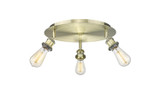 Flush Mounts Exposed Lamps by Innovations ( 405 | 516-3C-AB Ballston ) 