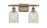 Bathroom Fixtures Two Lights by Innovations ( 405 | 516-2W-AB-G2511-LED Ballston ) 