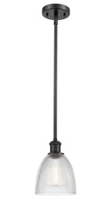 Mini Pendants Glass Down by Innovations ( 405 | 516-1S-BK-G382-LED Ballston ) 