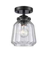 Semi-Flush Mts. Glass Down by Innovations ( 405 | 284-1C-OB-G142 Nouveau ) 