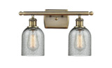 Bathroom Fixtures Two Lights by Innovations ( 405 | 516-2W-AB-G257 Ballston ) 