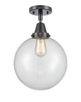Semi-Flush Mts. Glass Down by Innovations ( 405 | 447-1C-BK-G202-10-LED Caden ) 