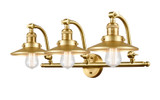 Bathroom Fixtures Three Lights by Innovations ( 405 | 515-3W-SG-M4-SG-LED Franklin Restoration ) 