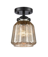 Semi-Flush Mts. Glass Down by Innovations ( 405 | 284-1C-OB-G146 Nouveau ) 
