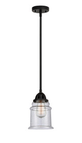 Mini Pendants Glass Down by Innovations ( 405 | 288-1S-BK-G184-LED Nouveau 2 ) 