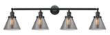 Bathroom Fixtures Four Lights by Innovations ( 405 | 215-BK-G43-LED Franklin Restoration ) 