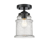 Semi-Flush Mts. Glass Down by Innovations ( 405 | 284-1C-OB-G184-LED Nouveau ) 