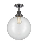 Semi-Flush Mts. Glass Down by Innovations ( 405 | 447-1C-BK-G202-12-LED Caden ) 
