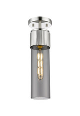 Semi-Flush Mts. Glass Down by Innovations ( 405 | 428-1F-PN-G428-12SM Downtown Urban ) 