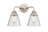 Bathroom Fixtures Two Lights by Innovations ( 405 | 288-2W-PN-G64 Nouveau 2 ) 