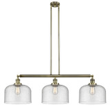 Linear/Island 3 Light Bar by Innovations ( 405 | 213-AB-G74-L-LED Franklin Restoration ) 
