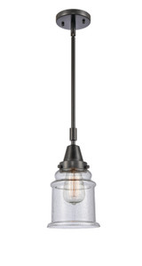 Mini Pendants Glass Down by Innovations ( 405 | 447-1S-BK-G184-LED Caden ) 