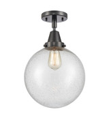 Semi-Flush Mts. Glass Down by Innovations ( 405 | 447-1C-BK-G204-10-LED Caden ) 