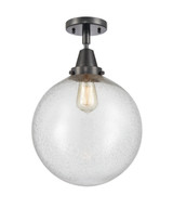 Semi-Flush Mts. Glass Down by Innovations ( 405 | 447-1C-BK-G204-12-LED Caden ) 