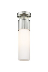 Semi-Flush Mts. Glass Down by Innovations ( 405 | 428-1F-SN-G428-12WH Downtown Urban ) 