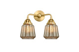 Bathroom Fixtures Two Lights by Innovations ( 405 | 288-2W-SG-G146 Nouveau 2 ) 
