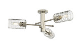 Semi-Flush Mts. Geometric/Linear by Innovations ( 405 | 434-3F-PN-G434-7DE Downtown Urban ) 