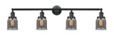 Bathroom Fixtures Four Lights by Innovations ( 405 | 215-BK-G53-LED Franklin Restoration ) 
