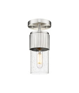 Semi-Flush Mts. Glass Down by Innovations ( 405 | 428-1F-SN-G428-7SDY Downtown Urban ) 