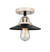 Semi-Flush Mts. Glass Down by Innovations ( 405 | 288-1C-BPN-M6-BK-LED Nouveau 2 ) 