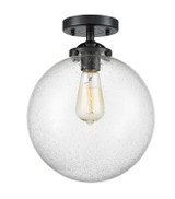 Semi-Flush Mts. Glass Down by Innovations ( 405 | 284-1C-OB-G204-10-LED Nouveau ) 