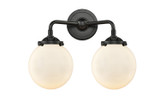 Bathroom Fixtures Two Lights by Innovations ( 405 | 284-2W-OB-G201-6-LED Nouveau ) 