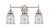 Bathroom Fixtures Three Lights by Innovations ( 405 | 447-3W-SN-G182-LED Caden ) 