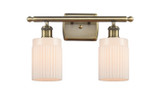 Bathroom Fixtures Two Lights by Innovations ( 405 | 516-2W-AB-G341 Ballston ) 