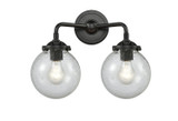 Bathroom Fixtures Two Lights by Innovations ( 405 | 284-2W-OB-G204-6-LED Nouveau ) 