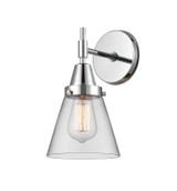 Sconces Single Glass by Innovations ( 405 | 447-1W-PC-G62-LED Caden ) 