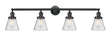 Bathroom Fixtures Four Lights by Innovations ( 405 | 215-BK-G64-LED Franklin Restoration ) 