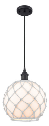 Pendants Glass Down by Innovations ( 405 | 516-1P-BK-G121-10RW Ballston ) 