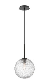 Mini Pendants Glass Down by Innovations ( 405 | 321-1P-BK-G320-10CL-BK Barrington ) 