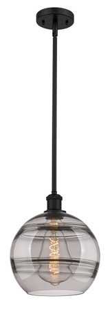 Mini Pendants Glass Down by Innovations ( 405 | 516-1S-BK-G556-10SM Ballston ) 