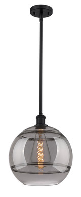 Mini Pendants Glass Down by Innovations ( 405 | 516-1S-BK-G556-12SM Ballston ) 