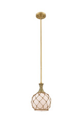 Mini Pendants Glass Down by Innovations ( 405 | 415-1S-BB-G121-8RB Ballston ) 
