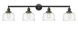 Bathroom Fixtures Four Lights by Innovations ( 405 | 215-BK-G713-LED Franklin Restoration ) 