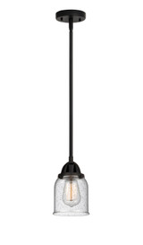 Mini Pendants Glass Down by Innovations ( 405 | 288-1S-BK-G54-LED Nouveau 2 ) 