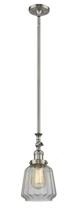 Mini Pendants Glass Down by Innovations ( 405 | 206-SN-G142-LED Franklin Restoration ) 