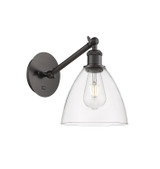 Sconces Single Glass by Innovations ( 405 | 317-1W-OB-GBD-752-LED Ballston ) 
