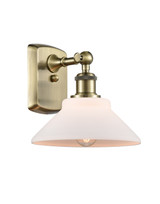 Sconces Single Glass by Innovations ( 405 | 516-1W-AB-G131-LED Ballston ) 