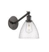 Sconces Single Glass by Innovations ( 405 | 317-1W-OB-GBD-754 Ballston ) 