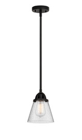 Mini Pendants Glass Down by Innovations ( 405 | 288-1S-BK-G64-LED Nouveau 2 ) 