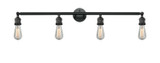Bathroom Fixtures Four Lights by Innovations ( 405 | 215-BK-LED Franklin Restoration ) 