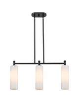 Linear/Island 3 Light Bar by Innovations ( 405 | 434-3I-BK-G434-12WH Downtown Urban ) 