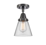 Semi-Flush Mts. Glass Down by Innovations ( 405 | 447-1C-BK-G62-LED Caden ) 