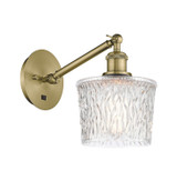 Sconces Single Glass by Innovations ( 405 | 317-1W-AB-G402 Ballston ) 